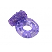 Фиолетовое эрекционное кольцо с вибрацией Rings Axle-pin - Lola Games - в Нижнем Тагиле купить с доставкой