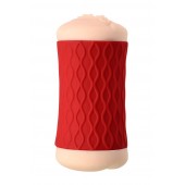 Двухсторонний мастурбатор JOS  NADIN в красном цилиндре - JOS - в Нижнем Тагиле купить с доставкой