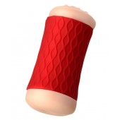 Двухсторонний мастурбатор JOS  NADIN в красном цилиндре - JOS - в Нижнем Тагиле купить с доставкой