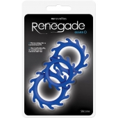 Набор из 3 синих эрекционных колец Renegade Gears - NS Novelties - в Нижнем Тагиле купить с доставкой