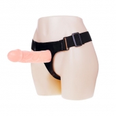 Телесный фаллоимитатор на трусиках Jessica Strap-On - 15,5 см. - Baile - купить с доставкой в Нижнем Тагиле