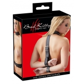 Фиксация на шею и запястья Bad Kitty Neck and Hand Restraints - Orion - купить с доставкой в Нижнем Тагиле