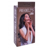 Кляп-трензель Lora с металлическими кольцами - Rebelts - купить с доставкой в Нижнем Тагиле