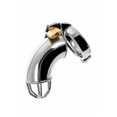 Серебристый мужской пояс верности TOYFA Metal - ToyFa - купить с доставкой в Нижнем Тагиле