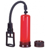 Вакуумная помпа с двумя сменными насадками NEW STAY HARD PUMP CLEAR RED - Seven Creations - в Нижнем Тагиле купить с доставкой