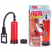 Вакуумная помпа с двумя сменными насадками NEW STAY HARD PUMP CLEAR RED - Seven Creations - в Нижнем Тагиле купить с доставкой