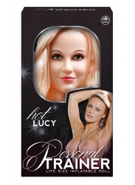 Надувная кукла с вибрацией и 2 любовными отверстиями Hot Lucy Lifesize Love Doll - NMC - в Нижнем Тагиле купить с доставкой