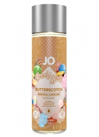 Смазка на водной основе Candy Shop Butterscotch с ароматом ирисок - 60 мл. - System JO - купить с доставкой в Нижнем Тагиле