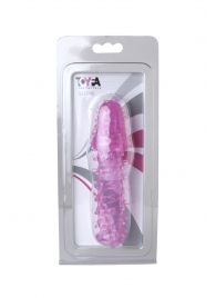 Розовая насадка с нежными шипами - 13,5 см. - Toyfa Basic - в Нижнем Тагиле купить с доставкой