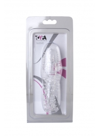Прозрачная насадка с шишечками и шипами - 13,5 см. - Toyfa Basic - в Нижнем Тагиле купить с доставкой