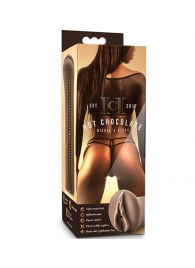 Коричневый мастубратор-вагина Nicole s Kitty - Blush Novelties - в Нижнем Тагиле купить с доставкой