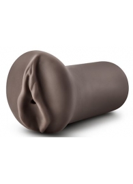 Коричневый мастубратор-вагина Nicole s Kitty - Blush Novelties - в Нижнем Тагиле купить с доставкой