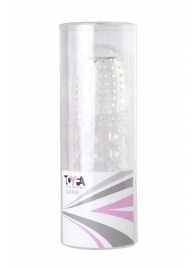 Прозрачная закрытая гелевая насадка - 13,5 см. - Toyfa Basic - в Нижнем Тагиле купить с доставкой