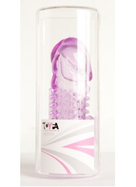 Фиолетовая насадка с коготком и шипами - 13 см. - Toyfa Basic - в Нижнем Тагиле купить с доставкой