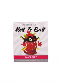 Стимулирующий презерватив-насадка Roll   Ball Raspberry - Sitabella - купить с доставкой в Нижнем Тагиле