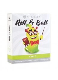 Стимулирующий презерватив-насадка Roll   Ball Apple - Sitabella - купить с доставкой в Нижнем Тагиле