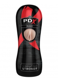 Мастурбатор-вагина Vibrating Pussy Stroker с вибрацией - Pipedream - в Нижнем Тагиле купить с доставкой