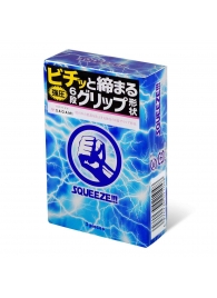 Презервативы Sagami Squeeze волнистой формы - 5 шт. - Sagami - купить с доставкой в Нижнем Тагиле