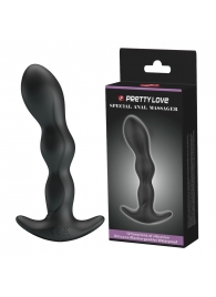 Черный анальный стимулятор простаты с вибрацией Special Anal Massager - 14,5 см. - Baile - в Нижнем Тагиле купить с доставкой