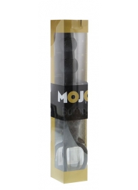 Черная ёлочка-насадка для двойного проникновения Mojo Bumpy - 15 см. - Seven Creations - в Нижнем Тагиле купить с доставкой