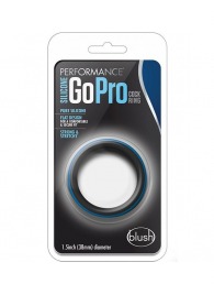 Черно-синее эрекционное кольцо Silicone Go Pro Cock Ring - Blush Novelties - в Нижнем Тагиле купить с доставкой