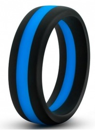 Черно-синее эрекционное кольцо Silicone Go Pro Cock Ring - Blush Novelties - в Нижнем Тагиле купить с доставкой