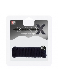 Чёрная веревка для связывания BONDX LOVE ROPE - 5 м. - Dream Toys - купить с доставкой в Нижнем Тагиле