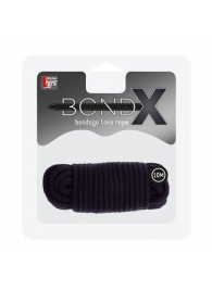 Черная веревка для связывания BONDX LOVE ROPE - 10 м. - Dream Toys - купить с доставкой в Нижнем Тагиле