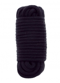 Черная веревка для связывания BONDX LOVE ROPE - 10 м. - Dream Toys - купить с доставкой в Нижнем Тагиле
