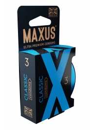 Классические презервативы в железном кейсе MAXUS Classic - 3 шт. - Maxus - купить с доставкой в Нижнем Тагиле