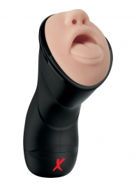 Мастурбатор-ротик Deep Throat Vibrating Stroker - Pipedream - в Нижнем Тагиле купить с доставкой