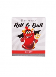 Стимулирующий презерватив-насадка Roll   Ball Cherry - Sitabella - купить с доставкой в Нижнем Тагиле