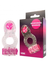 Прозрачное эрекционное кольцо Erowoman-Eroman - Erowoman-Eroman - в Нижнем Тагиле купить с доставкой