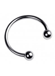 Серебристая подкова на головку пениса - ToyFa - купить с доставкой в Нижнем Тагиле