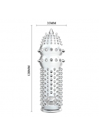 Закрытая прозрачная насадка Crystal sleeve - 14,2 см. - Erowoman-Eroman - в Нижнем Тагиле купить с доставкой