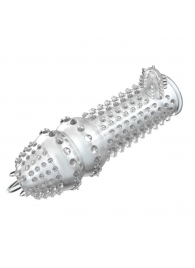Закрытая прозрачная насадка Crystal sleeve - 14,2 см. - Erowoman-Eroman - в Нижнем Тагиле купить с доставкой