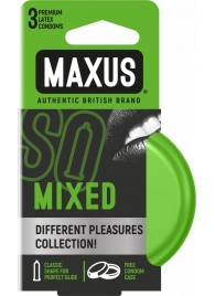 Презервативы в железном кейсе MAXUS Mixed - 3 шт. - Maxus - купить с доставкой в Нижнем Тагиле