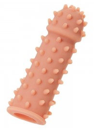 Телесная реалистичная насадка KOKOS Extreme Sleeve 03 с дополнительной стимуляцией - 12,7 см. - KOKOS - в Нижнем Тагиле купить с доставкой