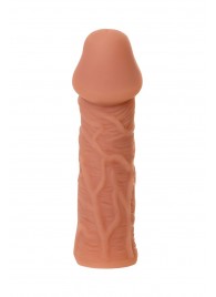 Телесная реалистичная насадка KOKOS Extreme Sleeve 05 с дополнительной стимуляцией - 12,7 см. - KOKOS - в Нижнем Тагиле купить с доставкой
