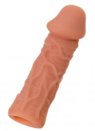 Телесная реалистичная насадка KOKOS Extreme Sleeve 05 с дополнительной стимуляцией - 12,7 см. - KOKOS - в Нижнем Тагиле купить с доставкой