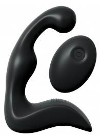 Черный вибромассажер простаты с пультом ДУ Control P-Spot Pro - Pipedream - в Нижнем Тагиле купить с доставкой