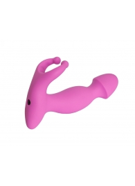 Розовый стимулятор простаты с усиками - 15 см. - 4sexdreaM - в Нижнем Тагиле купить с доставкой
