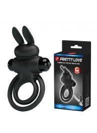 Черное эрекционное кольцо с вибростимуляцией клитора Vibrant Penis Ring III - Baile - в Нижнем Тагиле купить с доставкой