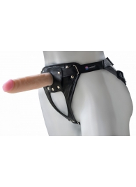 Универсальный мягкий пояс с насадкой Hard brutal BDSM-КОНСУЛ - 17 см. - LOVETOY (А-Полимер) - купить с доставкой в Нижнем Тагиле