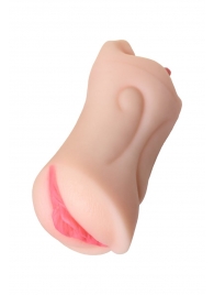 Телесный двусторонний мастурбатор Fruity Tongue - ротик и вагина - ToyFa - в Нижнем Тагиле купить с доставкой