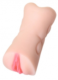 Телесный двусторонний мастурбатор Rich Fruit - вагина и анус - ToyFa - в Нижнем Тагиле купить с доставкой