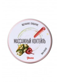 Массажная свеча «Массажный коктейль» с ароматом пина колады - 30 мл. - ToyFa - купить с доставкой в Нижнем Тагиле