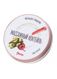 Массажная свеча «Массажный коктейль» с ароматом пина колады - 30 мл. - ToyFa - купить с доставкой в Нижнем Тагиле