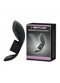 Черное кольцо на пенис с вибрацией Vibration Penis Sleeve - Baile - в Нижнем Тагиле купить с доставкой