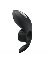 Черное кольцо на пенис с вибрацией Vibration Penis Sleeve - Baile - в Нижнем Тагиле купить с доставкой
